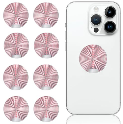 8 Stück Strahlenschutz Aufkleber Für Handy, Quantum Shield Telefonaufkleber, Anti-Strahlenschutz, Quantenschild, Mineral- und Negativ-Ionen-Patch, Abschirmung Strahlung für Mobiltelefone und Computer