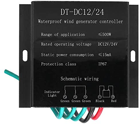 YJKKZQLB 8000 W Windturbinengenerator-Laderegler, 12 V - 220 V Spannungsregler für niedrige Windgeschwindigkeit, Windmühlenteile, Elektrozubehör