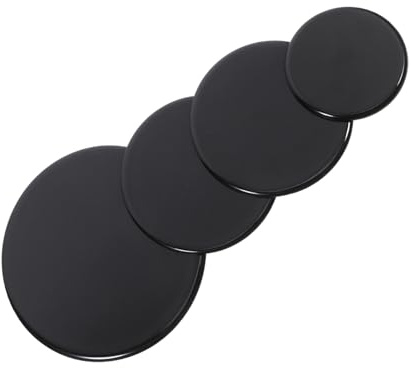 CANIGHT Set Di 4 Coperture Per Cottura a Gas Teste Del Bruciatore in Metallo Sostituzione Facile e Duratura Per Compatibili Modelli Accessori Pratici Tua