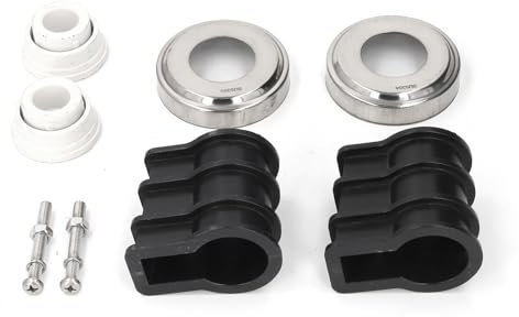 304 Stainless Steel Escutcheon Plates Bumper Bolts Nuts Anchor for 42mm Tube Ladder 304 Stainless Steel Escutcheon Plates