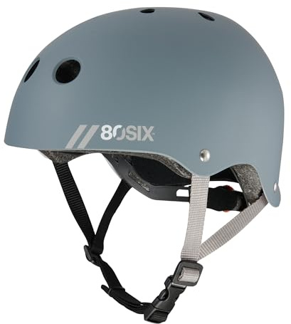 80SIX multisporthjälm med passform (grå matta, L/XL)