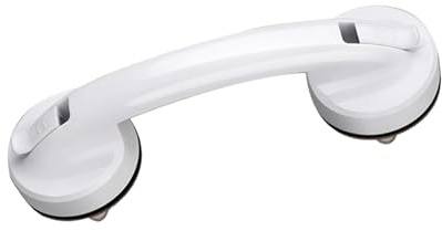 Barres D'appui À Ventouses, Barres De Sécurité For Salle De Bain, Installation Sans Perçage, For Baignoires Et Douches.(White)