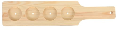 Angoily Portavasos de Madera para Vasos de Vino Hogar Barra y Cocina Organizador de Copas Rústico para Fiestas y Reuniones
