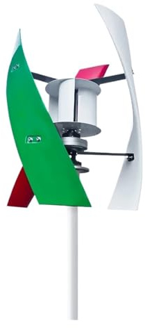 Aerogenerador Turbina de viento vertical 5000W, granja yates, familiar, turbinas eólicas arranque baja velocidad del(48V)
