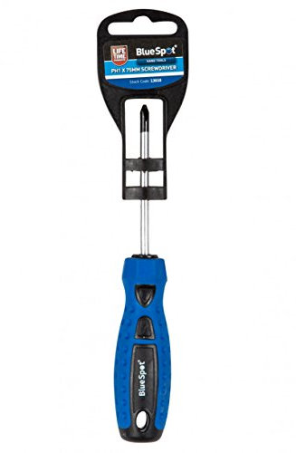 Blue Spot Tools 13010 Screwdriver, Blue, PH1 x 75 mm