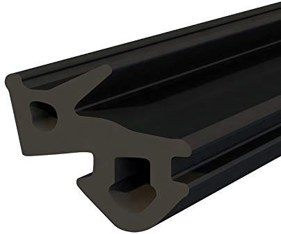 DQ-PP Junta para ventanas, color negro, 10 metros, S-1126 VEKA | Ventana de PVC, junta de goma, juntas de plástico, junta de perfil de aluminio