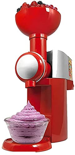 Machine à crème glacée aux Fruits surgelés, Machine à fabriquer des yaourts glacés 180w, opération Simple à Une Touche, Sorbet de Service Doux sain Bricolage Automatique, Smoothie