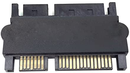 CY 3,5 tum 2,5 tum SATA 22 stift 7 + 15 hane till SATA 22P 7 + 15 hane förlängningsomvandlare rak adapter
