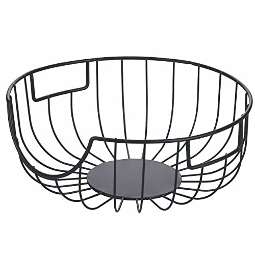 Villa d'Este Home Tivoli Portapiatti nero in metallo, La Cucina