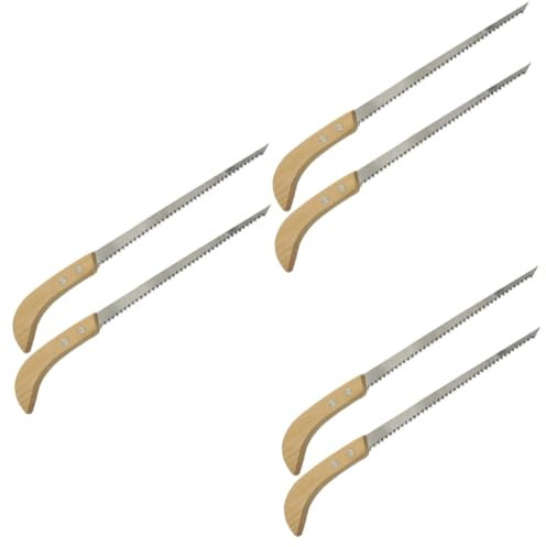 Yardwe 6stücke Gartenhandsäge Multifunktionale Fällsäge Tragbare Holzsäge Für Camping Und Gartenarbeiten Ergonomischer Griff Rutschfester Holzgriff Zum Beschneiden Von Bäumen Und