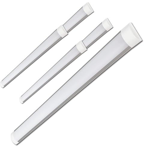 LED ATOMANT Packung mit 5 Feuchtraumleuchte LED, 150cm 48W, CCT (Farbwahlschalter Warmweiß, Neutralweiß oder Kaltweiß), 4800 Lumen
