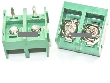 ZDVHOMCB 100PCS 9.5mm Pitch Connector PCB Screw Terminal Block Connector 2pin 300V 20A 22-12AWG