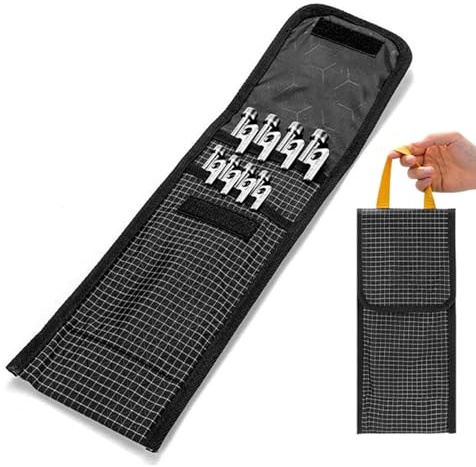 Bodennagel-Aufbewahrungstasche, Zeltpfahl-Aufbewahrungstasche, Große Kapazität Campingzelt-Organizer-Tasche, Tragbare Aufbewahrungstasche, multifunktionales Outdoor-Camping-Zubehör für Zeltheringe, Hä