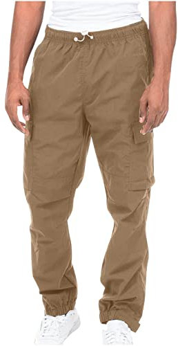 Generisch Men's Outdoor Trousers Wanderhosen Herren Lange Arbeitshose Herren Jagd Zubehör Herren Cargohose Mountainbike Hose Falkenstein Hose Herren Bundeswehr Hose Kaffee 4XL