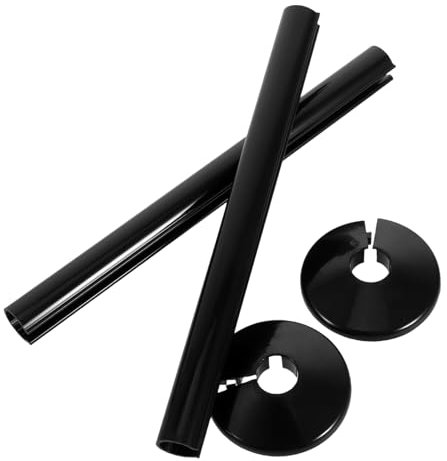 NAMOARLY 2 Sets Pipe Sleeve and Covers Kit Decorative Pipe Cover for Gas Water Heater Plumbing Accessories for Kitchen Bathroom