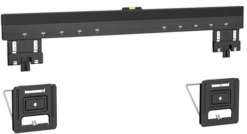 eBii Ultra Slim Micro Gap TV Wall Mount for 42-80 Tvs, Flush Against the Wall, Universal Fixed TV Wall Bracket, Magnetic Contacts, Decorative Cover, Cable Management Kickstand