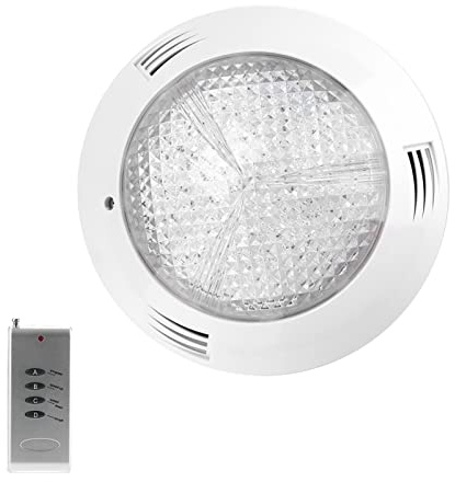 Phefop AC12V 35W 360LED RGB Unterwasser-Poolleuchte, Ferngesteuerte Mehrfarbige Tauchlampe mit IP68 Wasserdicht für Fischteichbrunnen