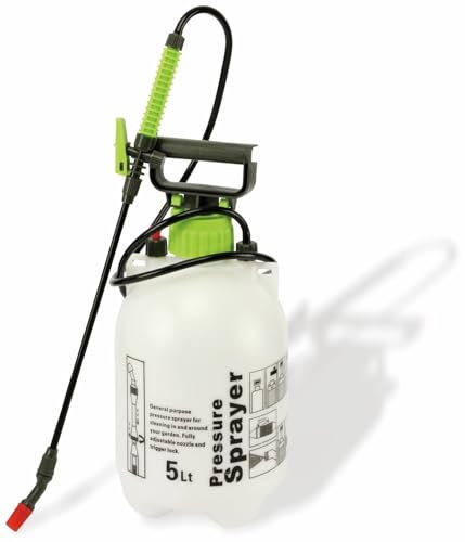 Unbekannt Kinzo Spruzzatore da Giardino, 5 Litri, ugello Regolabile, Manico ergonomico, valvola di Sicurezza