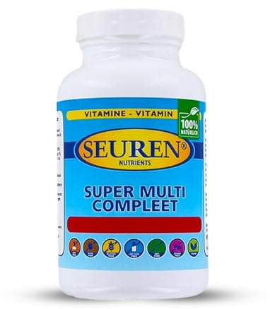 Seuren Nutrients | Super Multi Compleet | Multivitamine | 60 Tabletten | Männer & Frauen| Glutenfrei | Laktosefrei | Zuckerfrei | (100% natürlich)| hochdosiert multivitamine