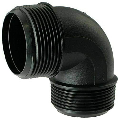 STEMAX-Wassertechnik: PP Gewindefitting, Winkel 90° AG x AG, Größe: 1 ¼“ x 1 ¼“
