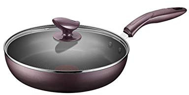 Liudan Padella Pentola a induzione Gas Pentola da Cucina Universale, Padella con coperchi in Vetro - Uso Interno ed Esterno - Padella Antiaderente Non oleosa Padella Antiaderente (Color : A)