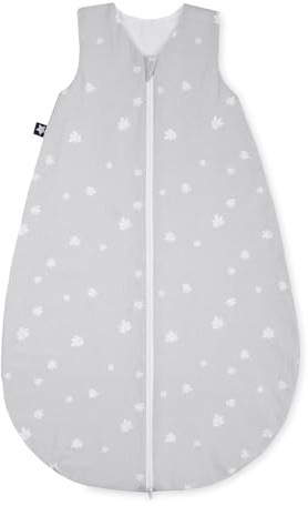 Julius Zöllner Baby sommarsovsäck av bomull, standard 100 by Oeko-Tex, tillverkad i Tyskland, storlek 70, djungelblad