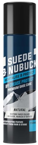 Suede & Nubuck Colour Restorer Spray | 3-in-1 Color Restorer, Water Repellent and Cleaner | 250ml Spray for UGGs, Sneakers and Boots | Long-Lasting Protection | Dye for Suede (Neutral, 1 Pack)