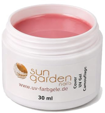 UV Cover Gel – Camouflage Nagelgel – UV/LED härtend Aufbaugel für Naildesign und Nailart - Buildergel (30 ml (1er Pack))