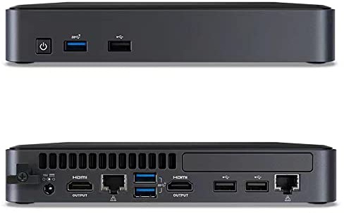 Intel NUC Mini ordinateur de bureau Windows 11 Pro, 8 Go de RAM/1 To SSD 8ème génération Core i5-8365U avec technologie Intel vPro, jusqu'à 4,10 GHz, 4 cœurs, 8 fils