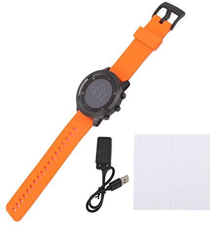 LOCADENCE Orologio per Computer Subacqueo, Funzioni Multiple, Lingue Multiple, Modalità di Allenamento GPS Multiple, Orologio Impermeabile per Immersioni, Alpinismo, Corsa, Ecc. (Arancia)