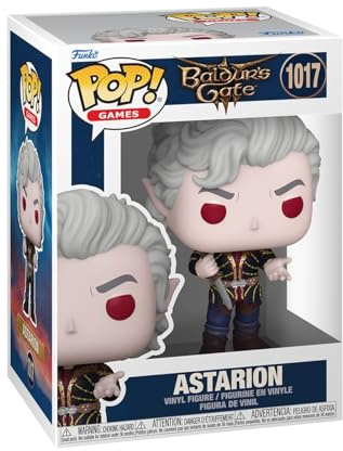 Funko POP! Games: Baldur's Gate 3 - Astarion - 1 in 6 Chance of Rare Chase | Offizielles Gaming Merch - Vinyl Sammelfigur als Regal Deko - Geschenkidee zum Geburtstag für Fans und Sammler