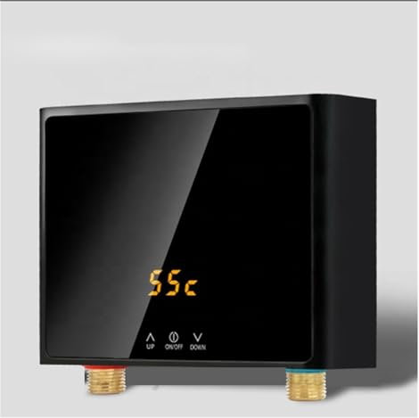 Calentador de agua instantáneo, Calentador De Agua Caliente 3000W/4000W/5500W Calentador Instantáneo Sin Tanque Termostato De Inducción Calentadores Eléctricos Táctiles Inteligentes Ducha Automática p