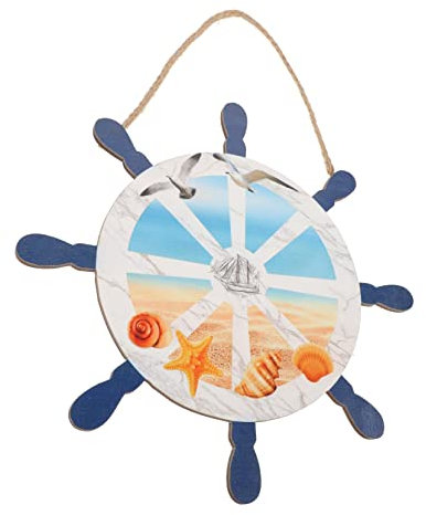 Cabilock Mediterranes Holzruderdekorationsschild Hängende Wandkunst Für Themenräume Für Schlafzimmer Restaurants Und Partys Leicht Und Langlebig