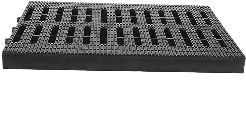 DIYEAH Plastic Drain Grate Cover Outdoor for Driveway Drain and Channel, Grid Structure with Good Bearing Capacity, Easy to Clean Outdoor Sewer Cover for Landscaped Areas