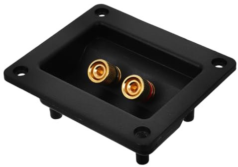 Happyyami per Diy a 2 Vie Connettore in Rame Design Ispessito per Auto e Casa Eccellente Conduttività per Subwoofer e Altoparlanti Stereo