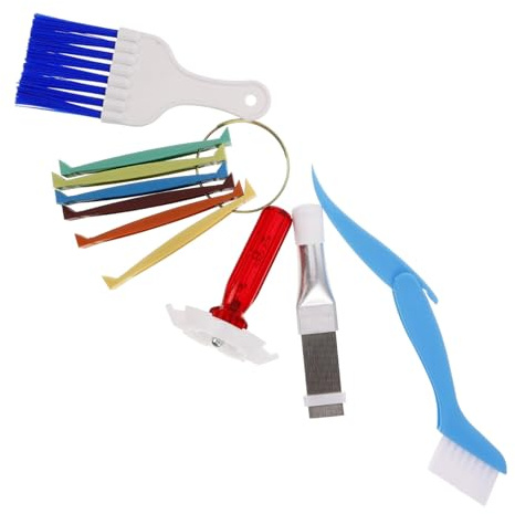 LIFKOME Air Conditioner Fin Comb Cleaner Radiator Coil Cleaning Brushes for Ac Dryer Vent Fan Filter Maintenance