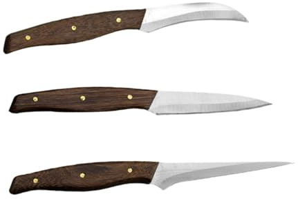 AUTSUPPL Coltelli Intaglio Frutta in Acciaio Inossidabile per Anguria Melone Strumenti Pratici e Facili da Usare per Decorazioni e Precisi in Cucina