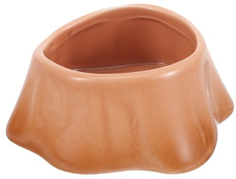 Abaodam Bol Céramique pour Petits Animaux Récipient Antidérapant pour Hamster Hérisson Cochon Résistant et Facile à Nettoyer Bol Stable pour Cage