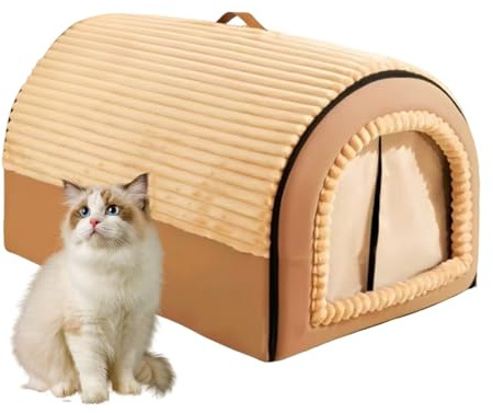 Hemousy Cuccia A Forma Di Tana Per Gattini - Rimovibile | Casa Per Gatti Lavabile,Per Cuccioli E Animali Di Piccola Taglia Per La Casa Il Soggiorno La Camera Da Letto L'Area Giochi E L'Appartamento
