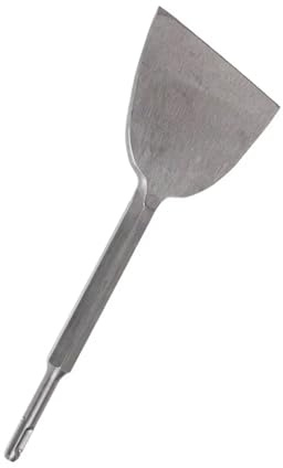 Cabezal de cincel de arcilla Cincel grande de mango redondo 75/120 mm, pala plana ultrafina, for canaleta cemento(120mm)