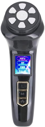 4-in-1 HIFU Beauty Device with RF Radio Frequency & EMS Microcurrent, Professional Facial Lifting Machine for Anti-Wrinkle, Firming and Skin Tightening at Home