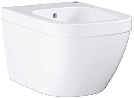 GROHE Euro Keramik Wandbidet - mit 1 Hahnloch alpinweiß 39208000