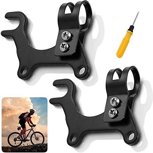 Telaio Freno a Disco Adattatore 2pcs Staffa Adattatore Freno a Disco Regolabile Acciaio Supporto Freno a Disco Adattatori Staffa Freno a Disco 22mm per Modifica e Aggiornamento della Bici