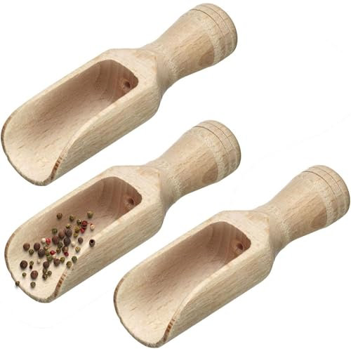 Westmark 91952270 - Juego de cucharas para especias (3 piezas, 5 g cada una), color marrón claro