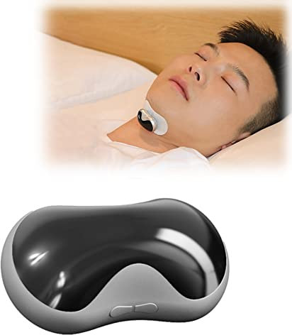 Dispositivo Anti-russamento Intelligente, Dispositivo per Smettere di Russare Mini CPAP, Russare Soluzione per aiutare a dormire,Migliora la Respirazione, 6 livelli di regolazione dell'intensità