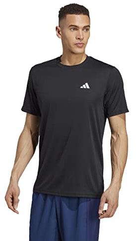 adidas Homme Train Essentials Training Shirt, Black/White, 4XL