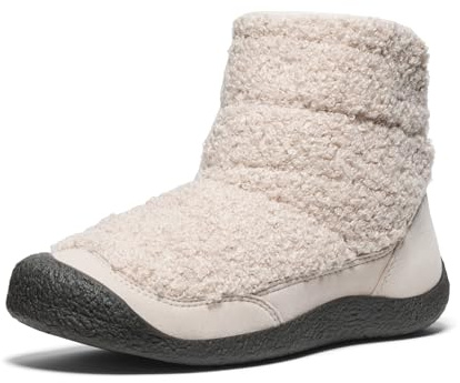 KEEN Howser Fold Down Chukka-stövlar för kvinnor, Silverfoder svart, 39 EU
