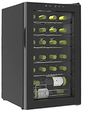 Suuim Refrigerador para Vino con compresor de 24 Botellas, Bodega Grande, 41f-64f, refrigerador para Vino con Control de Temperatura Digital para Vino Tinto, Blanco, champán o g