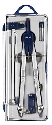 Winkelmesser, Kreismaß-Set, multifunktionale Zirkel, Zeichenwerkzeuge – Kompasse, hochpräzises, professionelles Metall-Zirkel-Zeichenset mit Bleistiftminen, Kreismaß-Set
