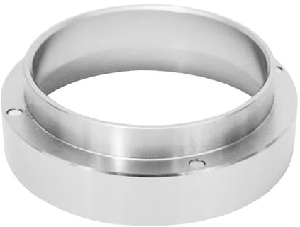 Accessori for caffè espresso 58MM/53MM/51MM Tamper for caffè Cestino for caffè Filtro for birra Anello di dosaggio in alluminio Barista Coffeeware(Sliver Ring 58MM)